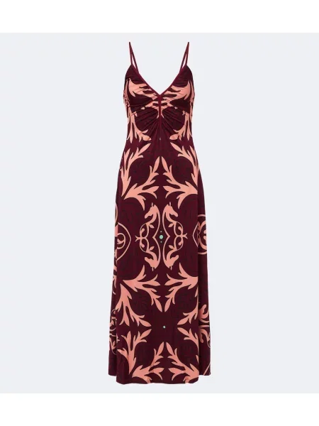 Rochie maxi Johanna Ortiz cu imagine din jerseu