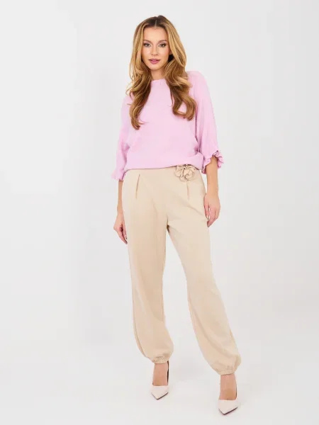 Pantaloni Italy Moda bej