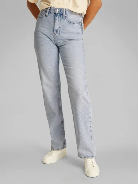 Jeans hlače Calvin Klein Jeans modra