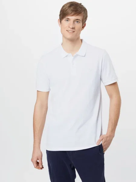 KnowledgeCotton Apparel Majica Rowan' bela