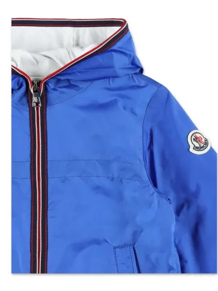 Kurtka dziecięca Moncler Enfant niebieska