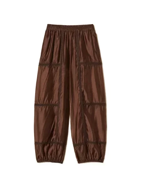 Pantaloni Twinset maro