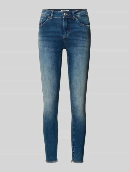 Jeansy o kroju skinny fit z mieszanki bawełny model BLUSH' Only niebieskie