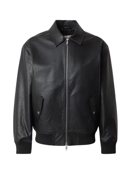 Calvin Klein Jeans Geacă de primăvară-toamnă negru