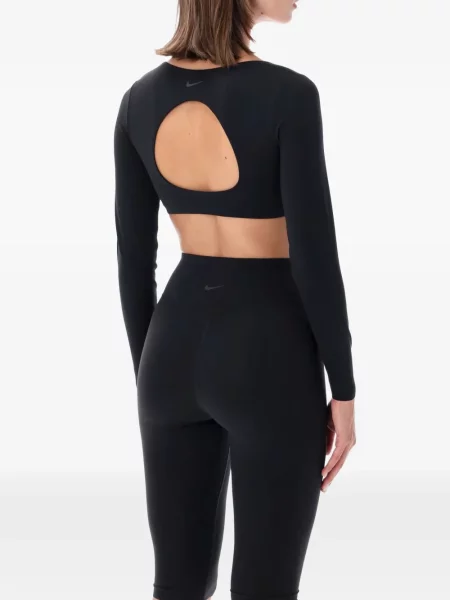Lung sutien Nike alb