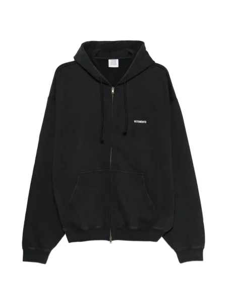 Hoodie Vetements με σχέδιο μαύρο