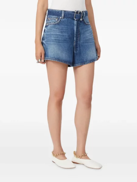 Pantaloni scurți Sportmax albastru