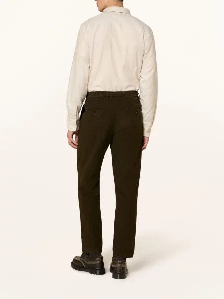 Barbour Kostýmové Kalhoty Ve Stylu Joggingových Kalhot Jennings Tailored Fit brown hnědé