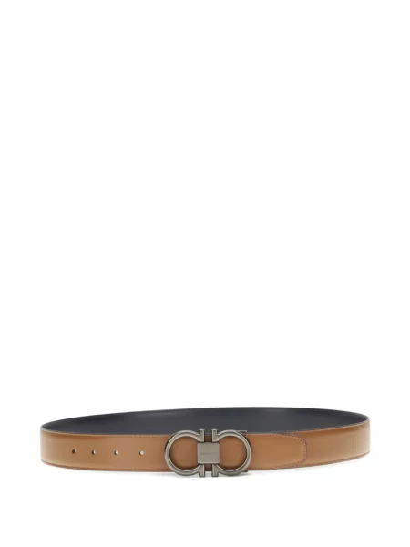 Cu centură reversibil curea Ferragamo maro