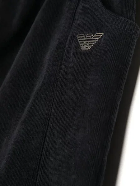 Spodnie dziecięce Emporio Armani niebieskie