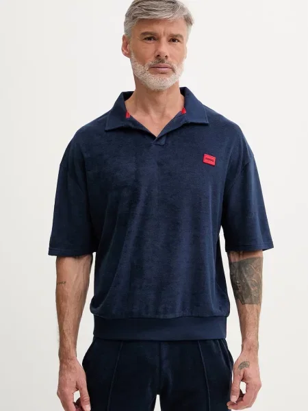 HUGO homewear kratke hlače za muškarce s pamukom TERRANCE SHORTS plava