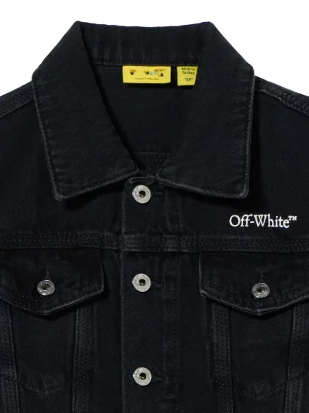 Kurtka jeansowa dziecięca Off-white biała