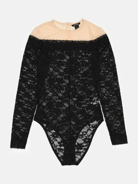 Monki Боді чорний