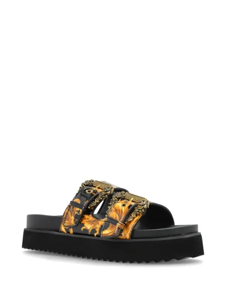 Sandale Versace Jeans Couture cu imagine negru