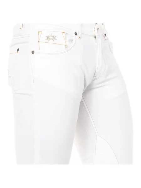 Pantaloni La Martina alb