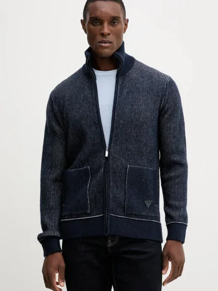 Жилетка Guess JERROLD тъмносиньо