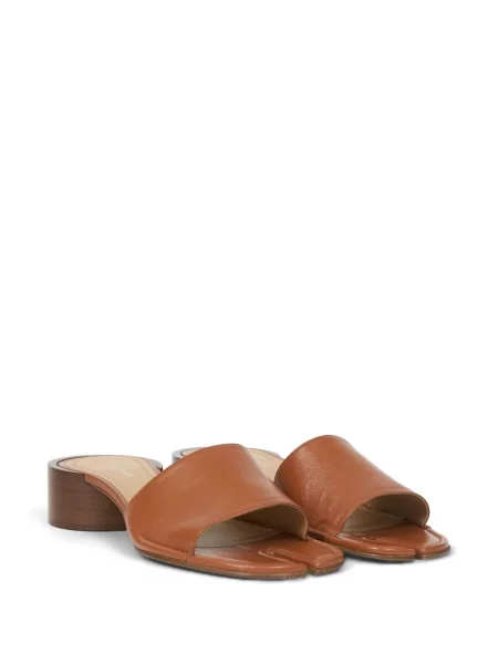 Sandale Maison Margiela din piele maro