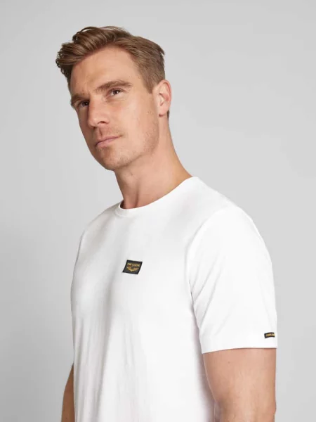 T-shirt z naszywką z logo model ‘GUYVER’ Pme Legend granatowa