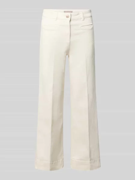 Jeansy ze skróconą nogawką z z wypustkami Christian Berg Woman Selection