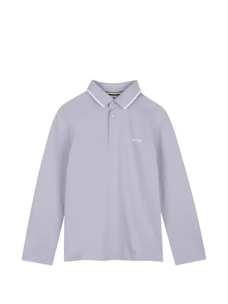 Koszulka polo dziecięca Bosswear fioletowa