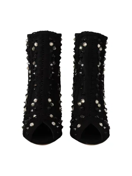 Krótkie botki Dolce And Gabbana czarne