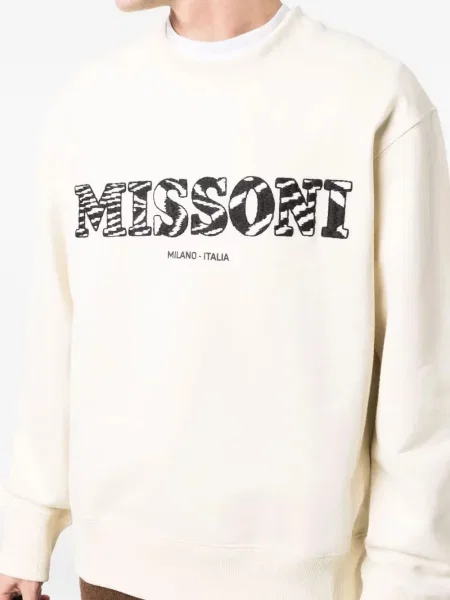 Hanorac Missoni alb