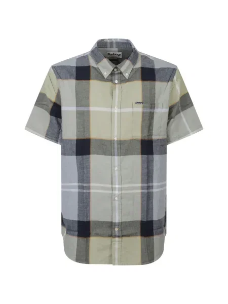 Къс риза Barbour зелено