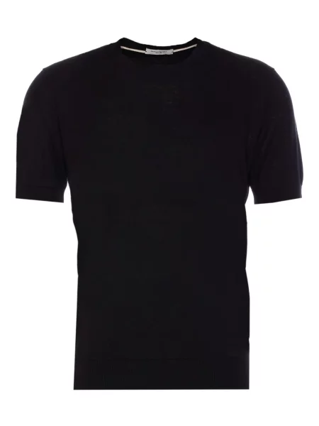 Tricou Paolo Pecora de mătase negru