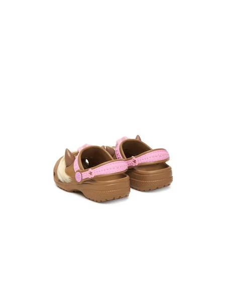 Natikače Crocs Toddler Classic IAM Horse Clog smeđa