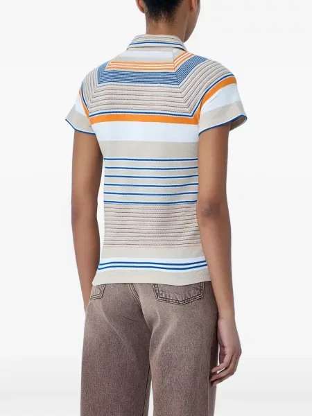 Tricou polo Lacoste cu dungi