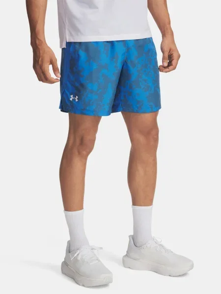 Pantaloni scurți Under Armour cu imagine albastru