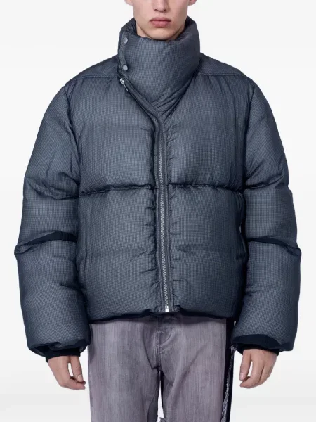 Matlasat geacă Rick Owens gri