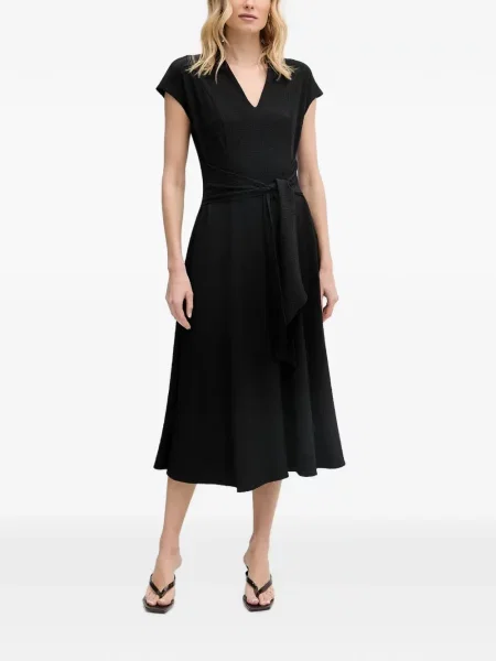 Cu centură rochie midi Joseph Ribkoff negru