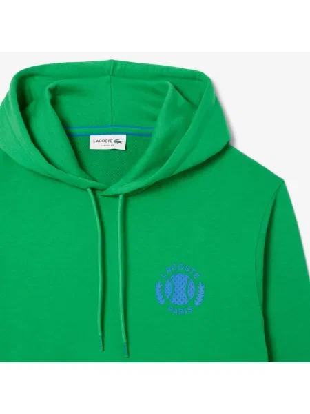 Lacoste Bluza Z Nadrukiem Tenisowym zielony