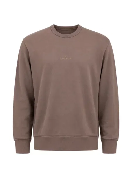 Hanorac Stone Island cu imagine maro