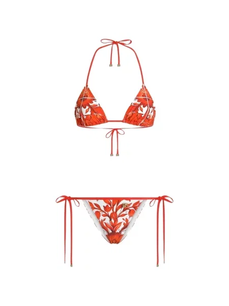 Bikini Dolce & Gabbana cu imagine portocaliu