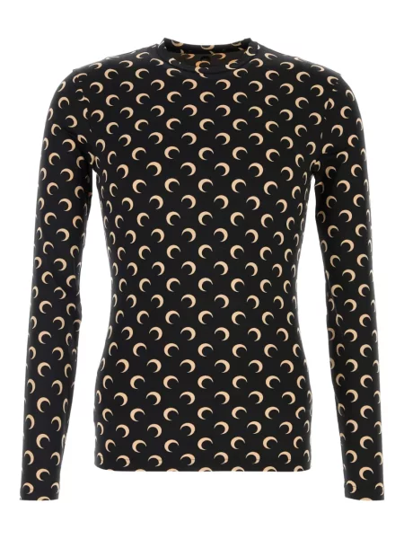 Tricou Marine Serre din jerseu negru