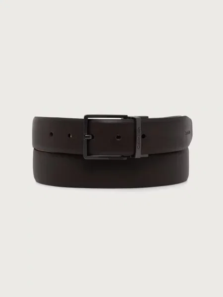 Calvin Klein curea reversibilă pentru bărbați din piele maro