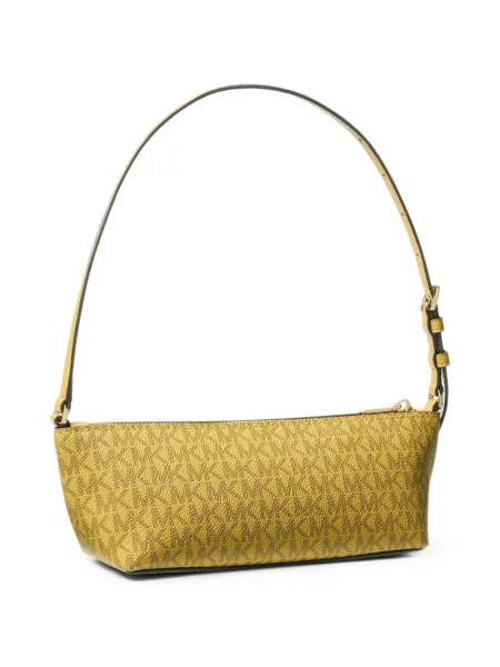 Geantă Michael Kors cu autograf galben