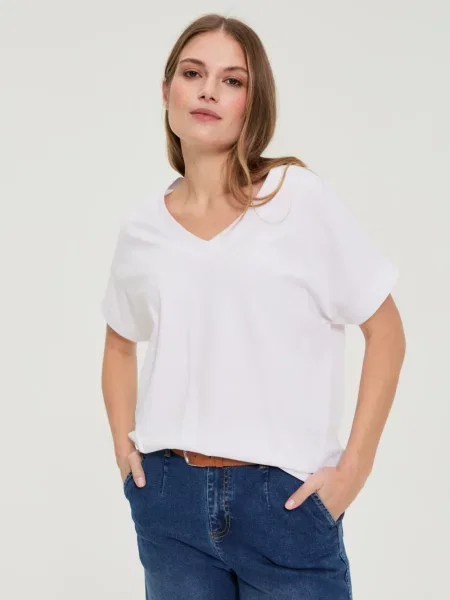 Tricou Marisse alb