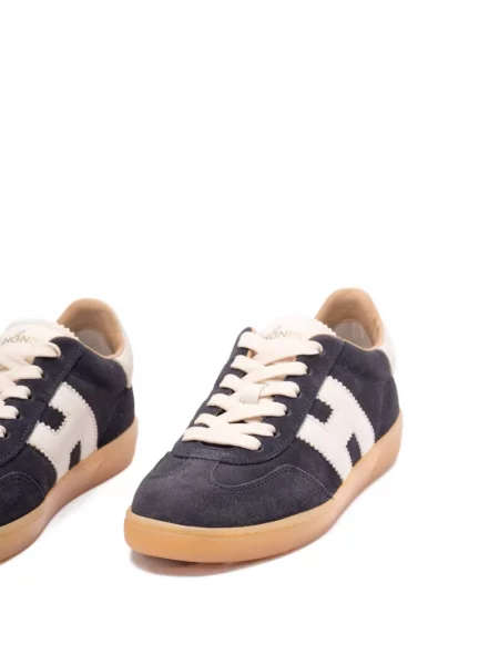 Sneakerși Hogan din piele albastru