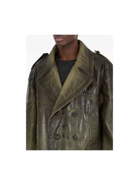 Płaszcz Maison Margiela zielony