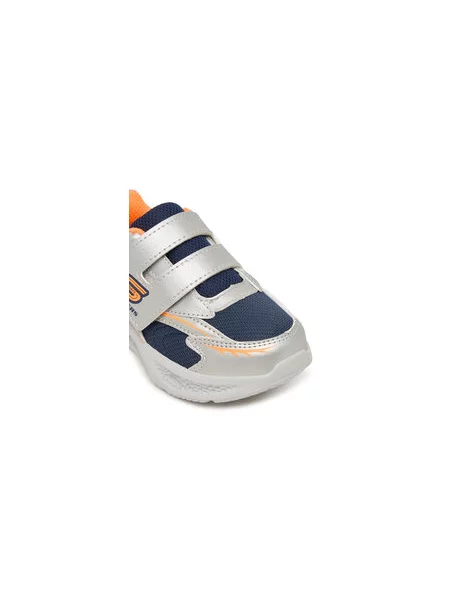 Sneakersy Skechers S-Lights: Meteor-Lights - Glow Spike Strieborná