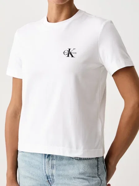 Calvin Klein Jeans T-shirt z biała