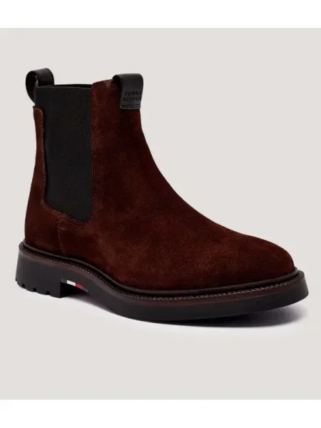 Tommy Hilfiger Ghete Jodhpur Comfort Lwt maro