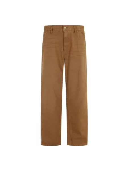 Jeansy Carhartt Wip brązowe