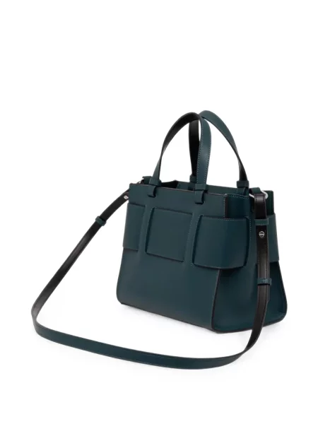 Geantă shopper Armani Exchange cu autograf verde