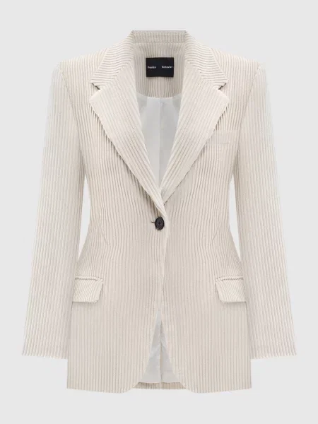 Вельветовий жакет Daria Proenza Schouler бежевий