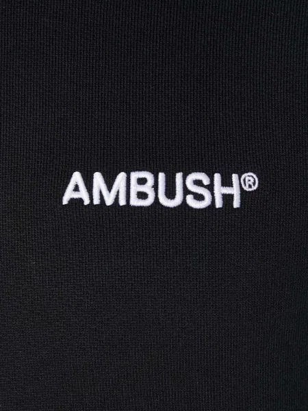 Свитер Ambush с капюшоном с аппликацией черный