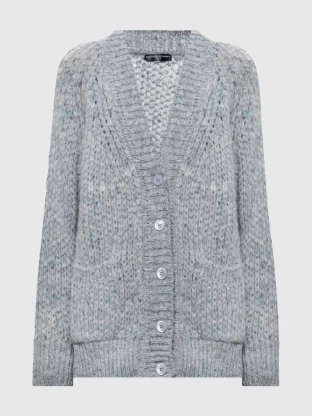 Кардиган Ermanno Scervino Life из альпаки голубой